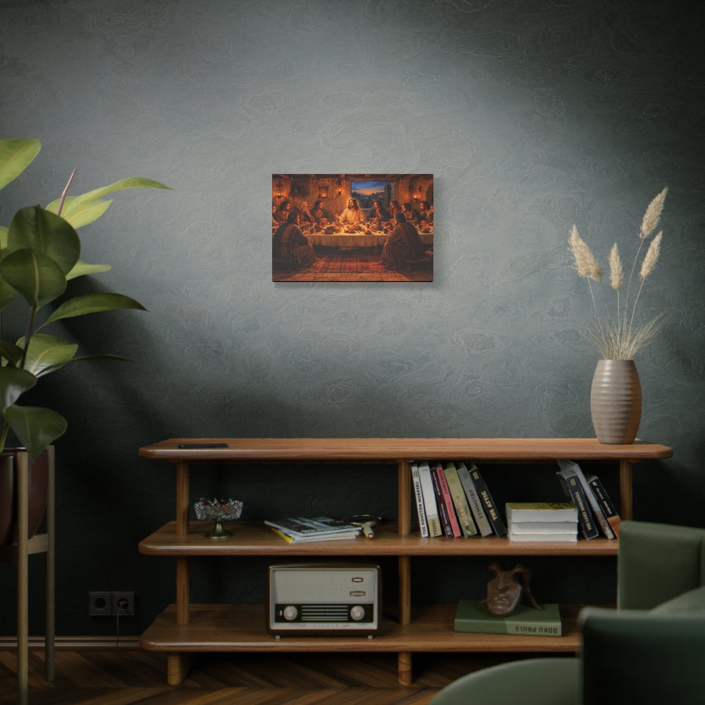 The Last Supper Matte Canvas Wall Art – Stretched 1.25" Religious Painting Print