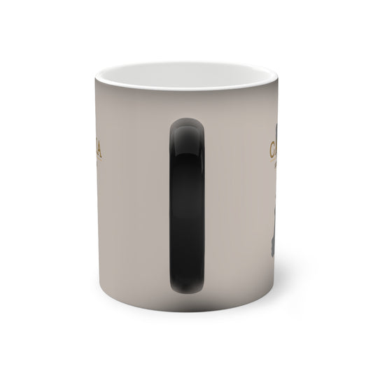 Color-Changing Mug — Calabria Map & "Cuore del Sud" Design, 11oz