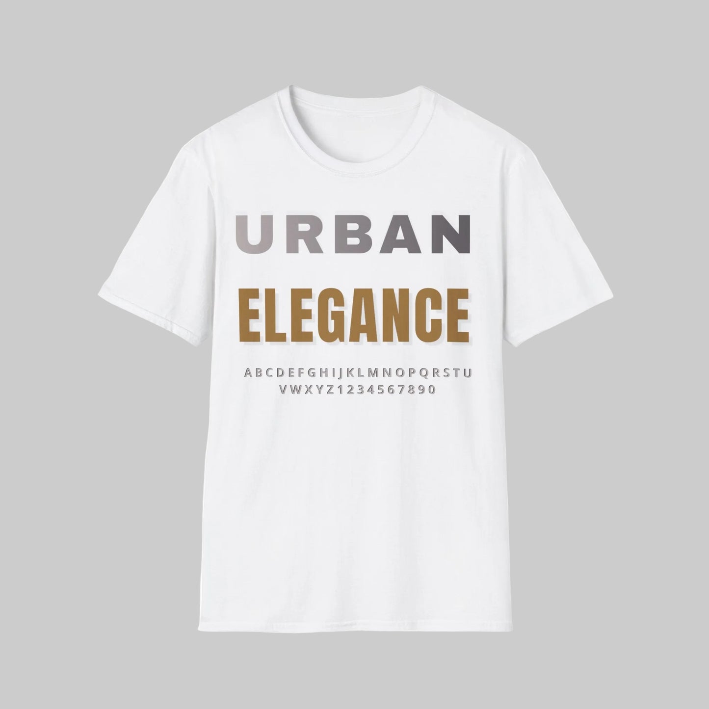 Urban Elegance T-Shirt — Modern Typography Graphic Tee