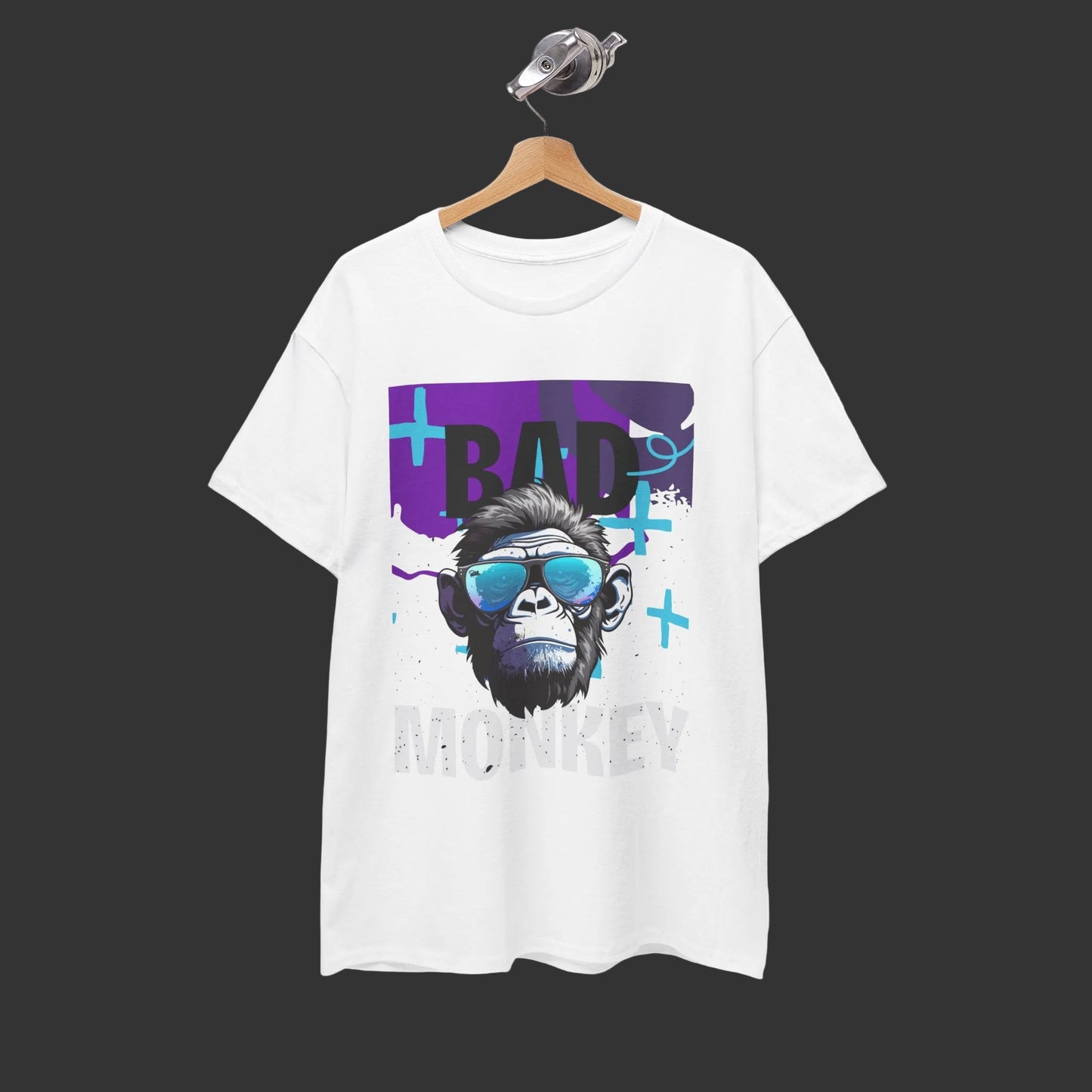 bar monkey t-shirt funny monkey shirt cool graphic tee streetwear unisex gift ldea