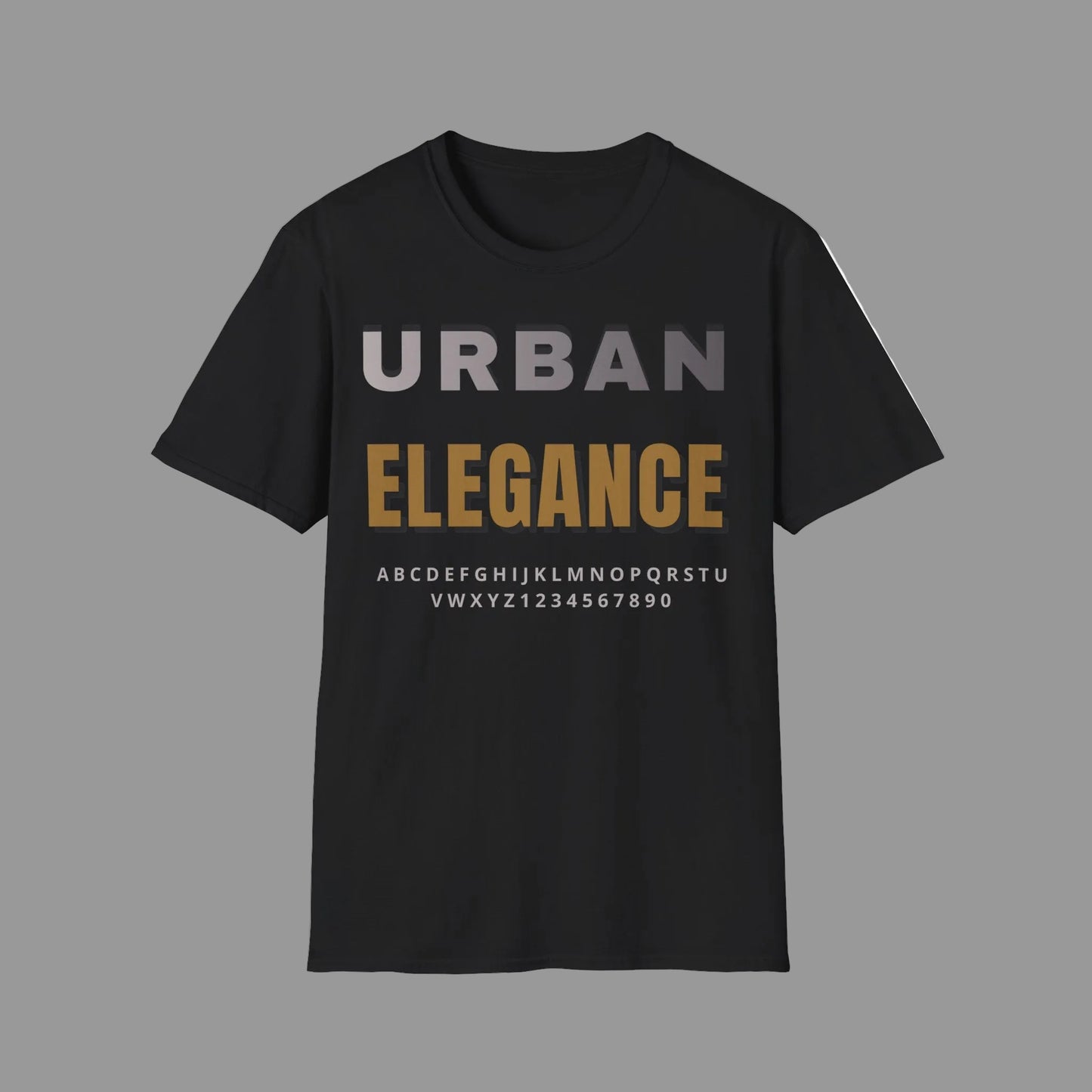 Urban Elegance T-Shirt — Modern Typography Graphic Tee