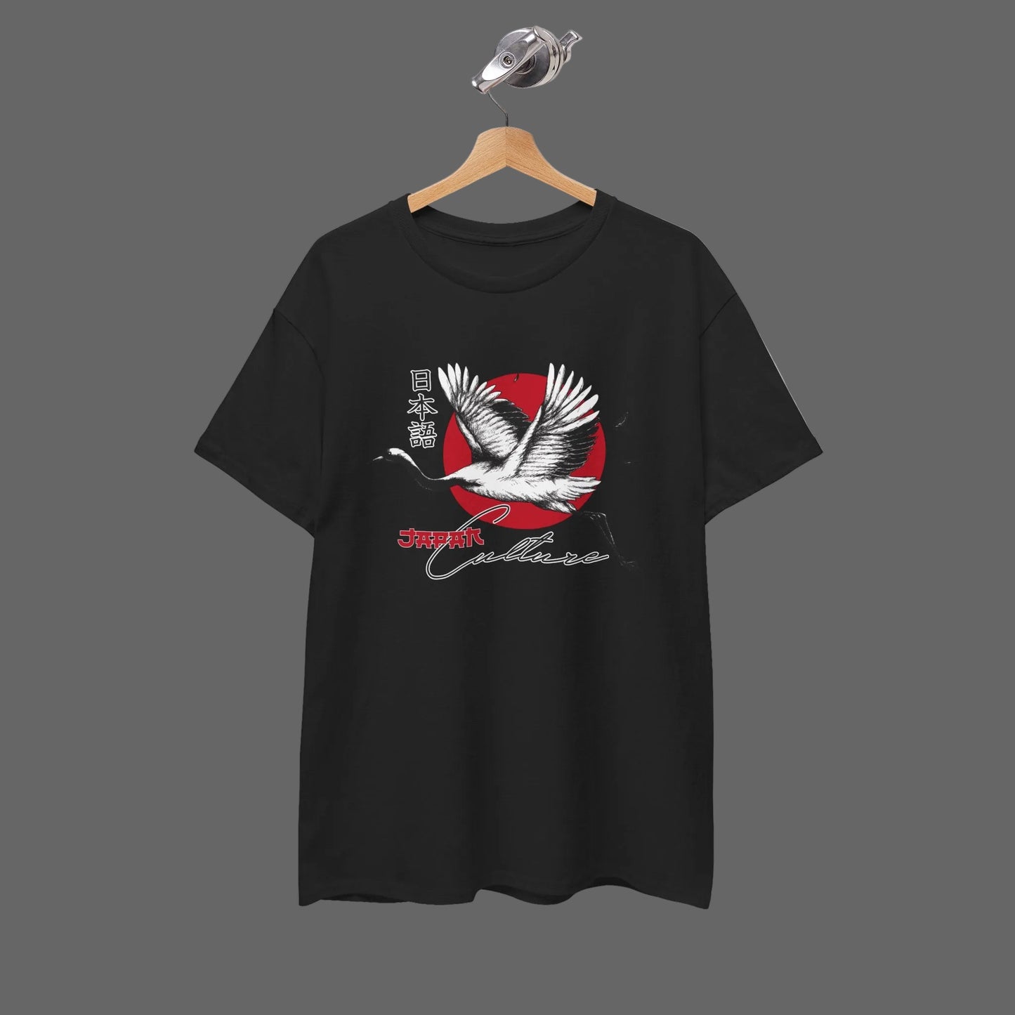 Japanese crane T-shirt