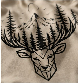 Unisex organic oversized high neck t-shirt
